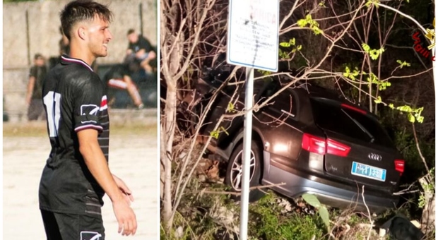 Auto nella scarpata, Francesco Saranelli muore sul colpo nell'incidente la notte di Pasqua: aveva 22 anni