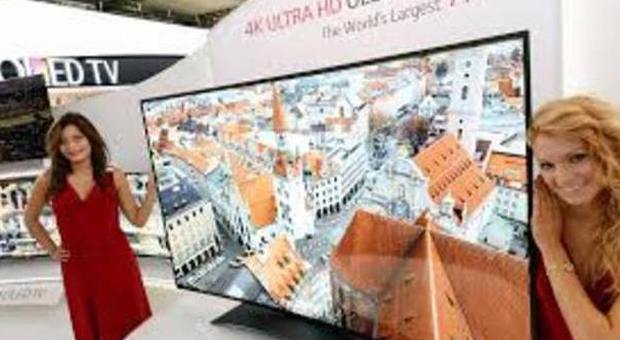 Un'immagine del tv OLED 4K firmato LG