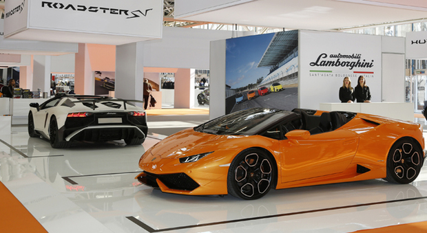 Lo stand Lamborghini al Motor Show