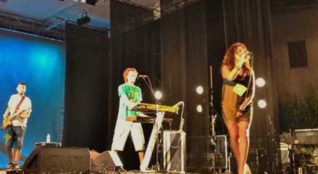 Il gruppo «Aurora & The Mao Sisters» sul palco del One Trhead Terni Reggae Summer Festival
