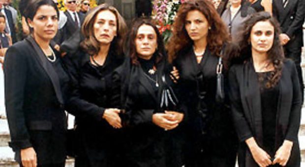 Una foto dal film per la tv "Donne di mafia"