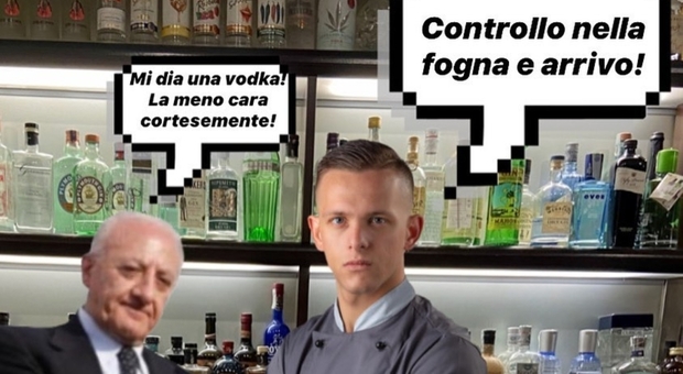 De Luca, la movida e la vodka dalle fogne: «Il virus contagia chi beve»