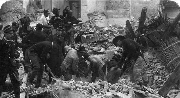 Terremoto, il dramma di Messina nelle riprese di Comerio del 1909
