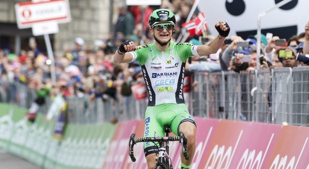 Giro d'Italia, fantastico Ciccone vince sulla salita di Sestola. Jungels in maglia rosa.