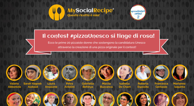 #pizzaUnesco, il contest si tinge di rosa