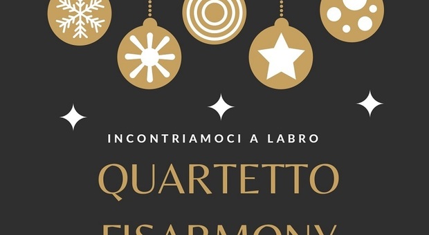 Aria di Natale a Labro: accensione dell'albero e concerto del “Quartetto Fisarmony”