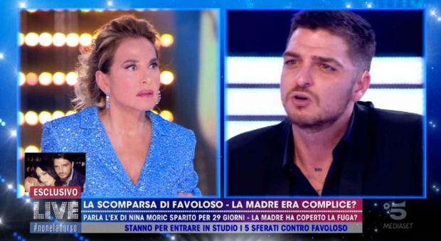 Luigi Favoloso da Barbara D'Urso: «Nina Moric vuole distruggermi, Carlos ha chiamato il Telefono Azzurro»