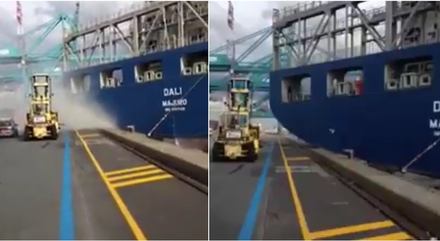 Baltimora, la maledizione della nave cargo: nel 2016 un altro incidente nel porto di Anversa. Cosa era successo, il video