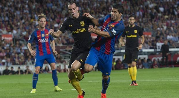 Il Barcellona fermato sull'1-1 dall'Atletico: a Rakitic risponde Correa e Leo Messi si infortuna