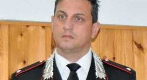 L'ufficiale Enrico Alfano, comandante della Tenenza dei carabinieri di Norcia.
