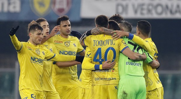 Il Chievo spezza il tabù: con il Frosinone prima vittoria
