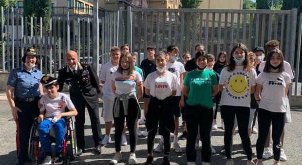 Gli studenti di Montopoli visitano la compagnia carabinieri di Poggio Mirteto