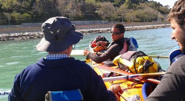 Il Mediterraneo con due kayak Il viaggio fa tappa a Pedaso