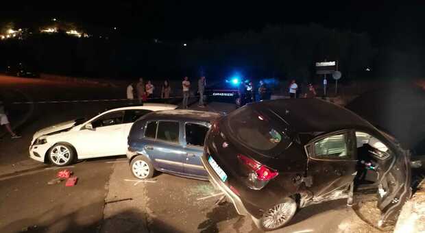 Carambola tra auto a Monte San Giovanni Campano, quattro giovani in ospedale