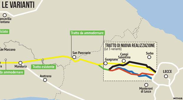Bradanico-Salentina, viaggio a tappe sulla strada impossibile. Il sindaco di Campi: «Cruciale per il turismo nel Salento»