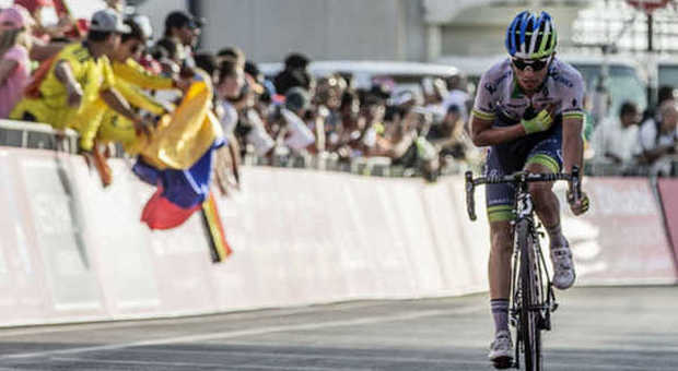 Abu Dhabi Tour, Chaves vince la terza tappa Aru al secondo posto nella generale Il belga Bakekants vince il Giro dell'Emilia