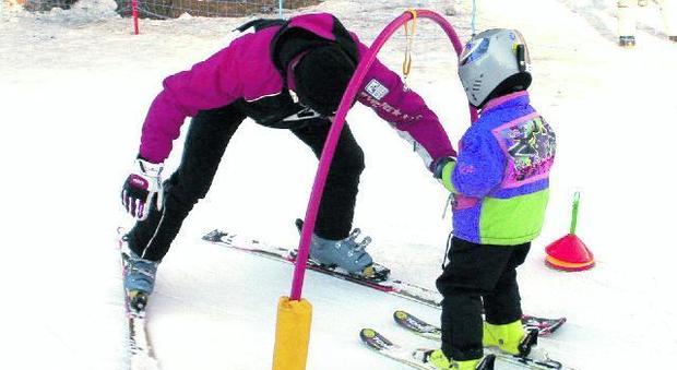 LA SFIDA BELLUNO Corsi di sci per bambini in Nevegàl. Mercoledì scorso