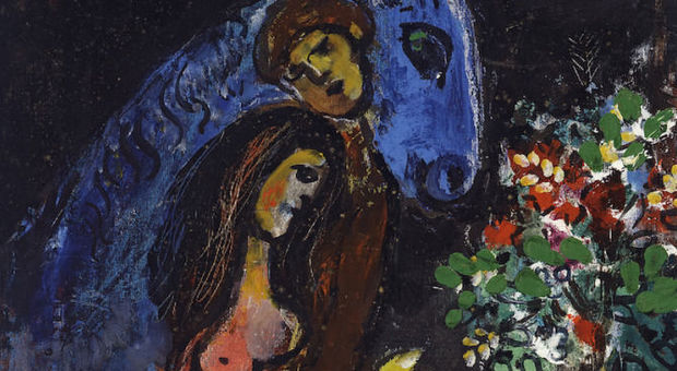 Le figure di Chagall e Pignon-Ernest nel ventre di Napoli