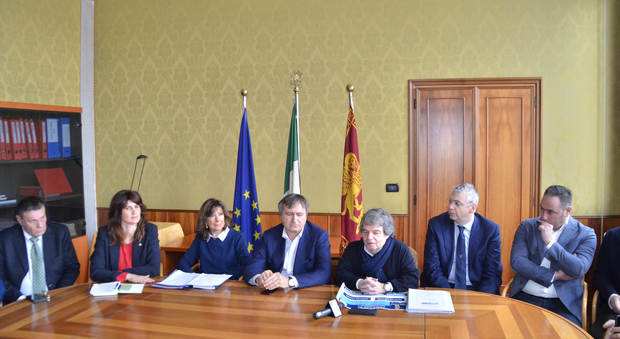 La presentazione dei candidati del centrodestra il 9 febbraio a Ca' Farsetti (Fotoattualità)