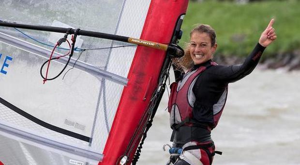 La windsurfer Flavia Tartaglini