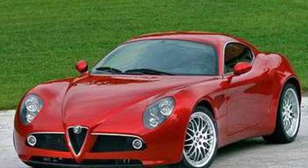 Un'Alfa Romeo 8C