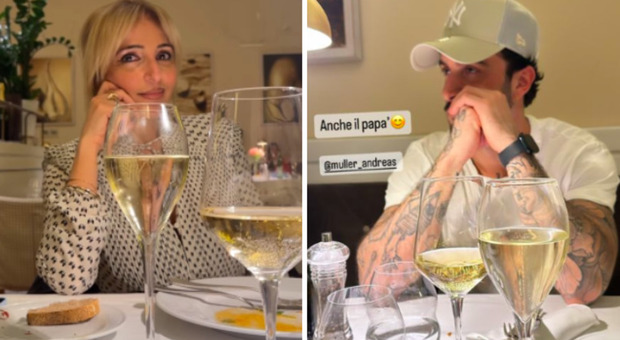 Veronica Peparini e Andreas Muller, cena romantica senza gemelline: «La mamma è tornata in splendida forma». Lei risponde così