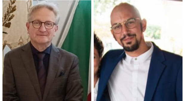 Gagliole, il sindaco uscente Sandro Botticelli e lo sfidante Giulio Zamparini