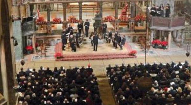 Concerto di Natale in Basilica, ma il "procuratore" Orsoni diserta