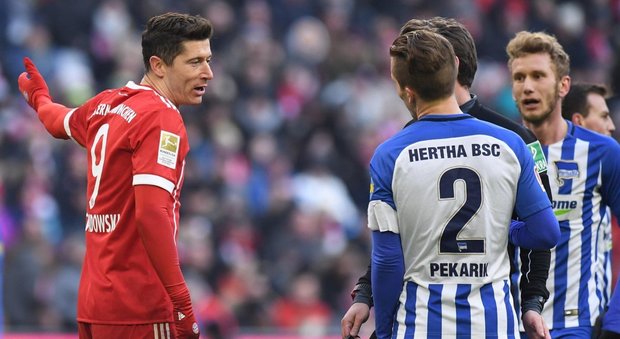 Bundesliga, Bayern bloccato sullo 0-0 dall'Hertha Berlino