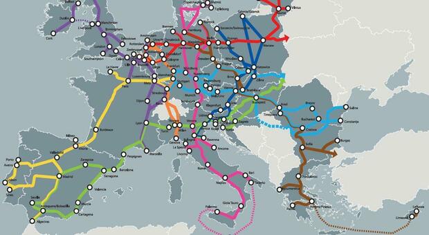 La rete transeuropea dei trasporti Ten-T