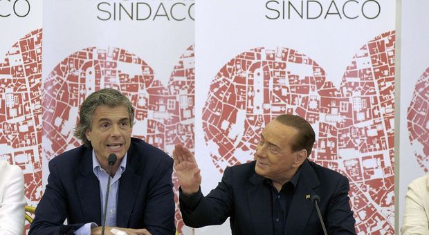 Alfio Marchini e Silvio Berlusconi