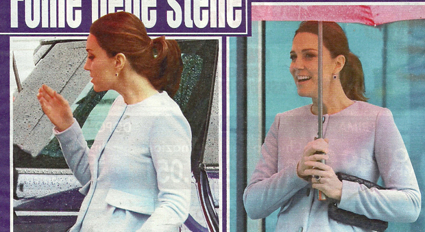 Kate Middleton incinta, pancino in vista nella visita ufficiale in ospedale