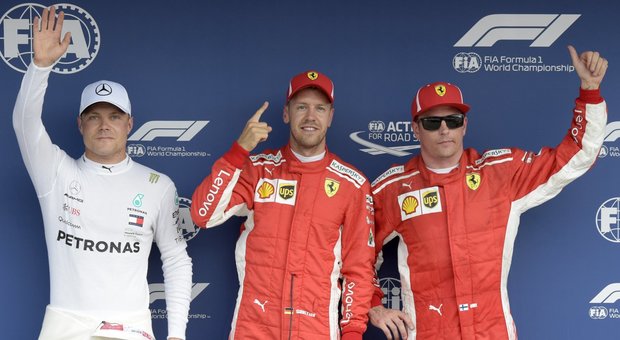 Bottas, Vettel e Raikkonen ad Hockenheim