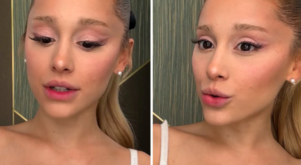 Ariana Grande, confessione choc durante un video beauty: «Usavo filler e botox, le mie espressioni stavano scomparendo»
