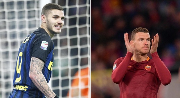 Inter-Roma, duello a distanza tra bomber: con Icardi-Dzeko la giostra del gol