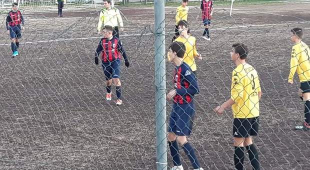 Un momento del match tra Sporting Rieti e Palombara (foto pagina Facebook Sporting)