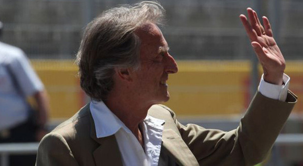 Il presidente della Ferrari Montezemolo a Montmelò