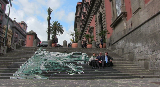 Napoli, al via Muse al Museo con la street art sulle scale