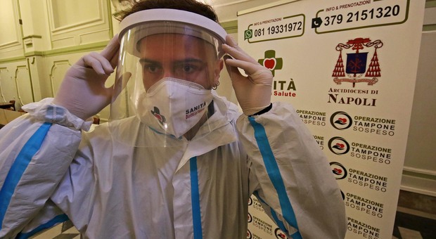 Covid in Campania, oggi 63 morti e 1.340 contagiati ma solo 87 sono sintomatici