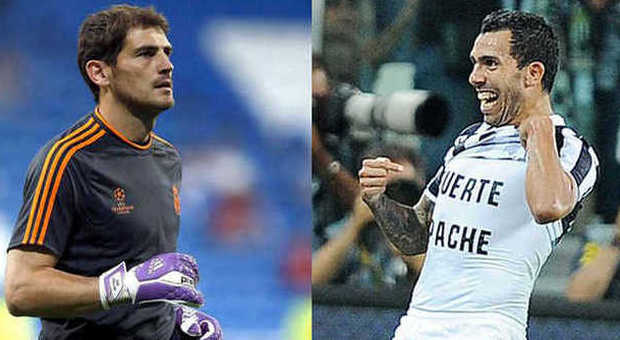 L'Atletico Madrid ci prova per Tevez, Casillas tentato dai turchi del Besiktas