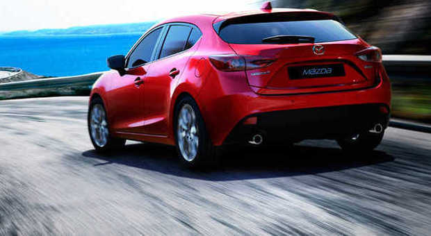 Il posteriore della nuova generazione di Mazda3