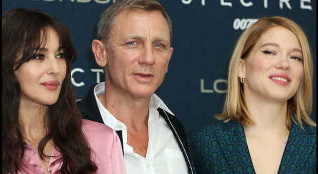 Sale la febbre per «Spectre», il nuovo 007. A Roma Daniel Craig e Monica Bellucci