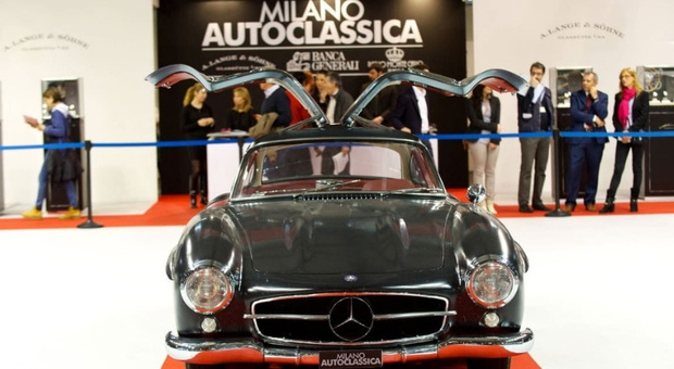 Una Mercedes a Milano Autoclassica