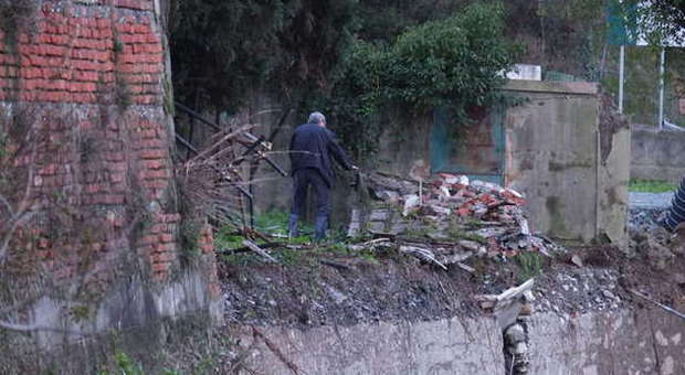 Il cimitero di genova dopo l'alluvione