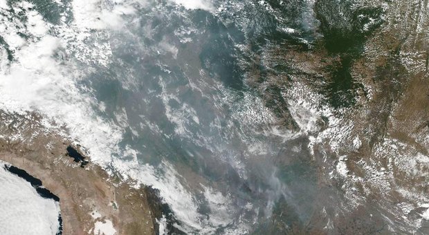 Incendi in Amazzonia, a rischio il 20% dell'ossigeno sulla Terra: foto choc dallo spazio
