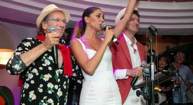 Belen Rodriguez e Nina Moric, brivido a Capri: una canzone per fare la pace