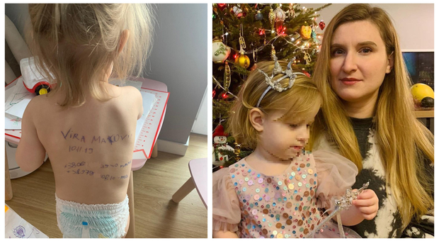 Mamma ucraina scrive un messaggio sulla schiena della figlia: «Lei è Vera, se muoio portatela dai parenti»