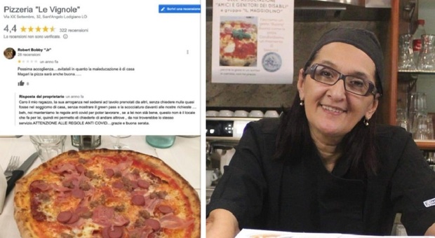 Giovanna Pedretti, spuntano le altre recensioni: «Vada altrove, non è il locale per lei». La pizzeria amata da (quasi) tutti