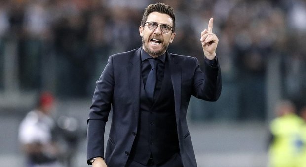 Roma, Di Francesco: «La Juventus è un esempio da seguire»
