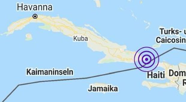 Terremoto a Cuba, magnitudo rivista a 4.5: epicentro non distante da Guantanamo